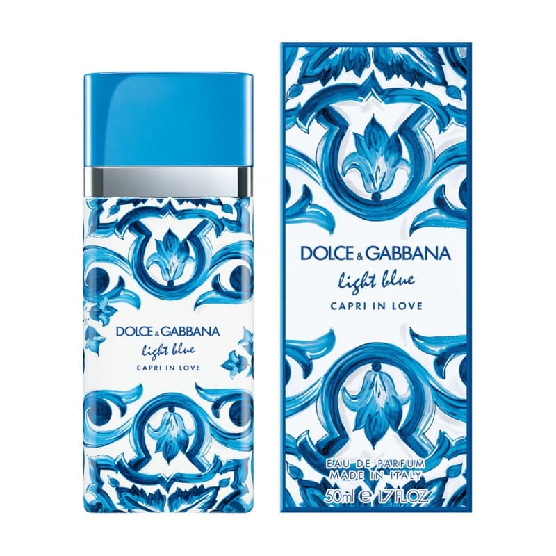 Dolce & gabbana light blue capri in love