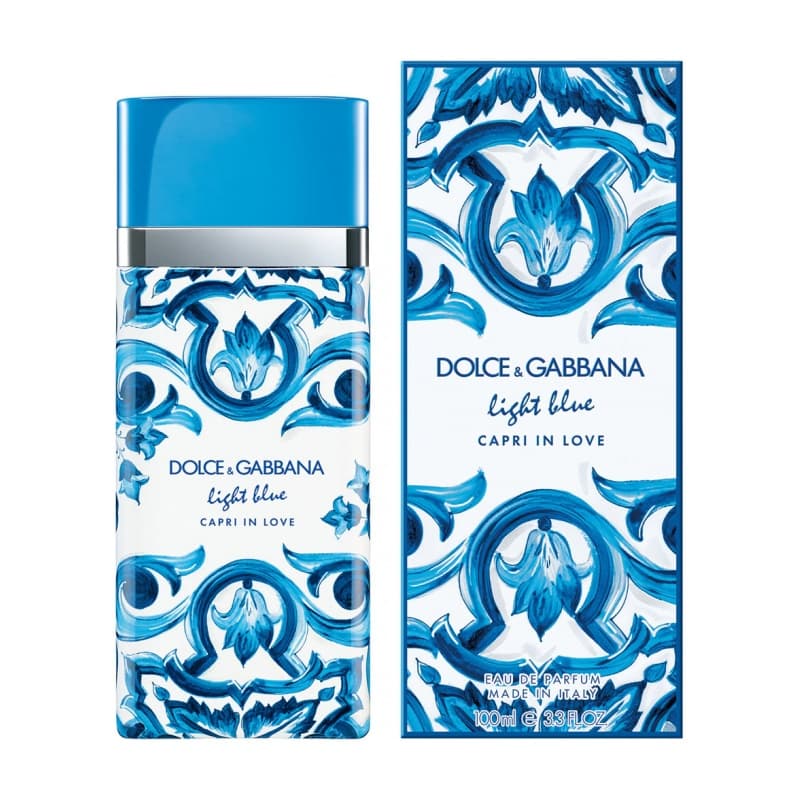Dolce & gabbana light blue capri in love