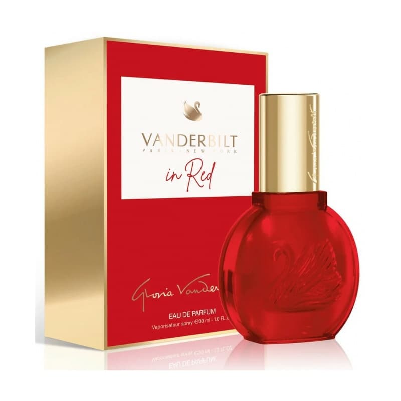 Gloria vanderbilt in red