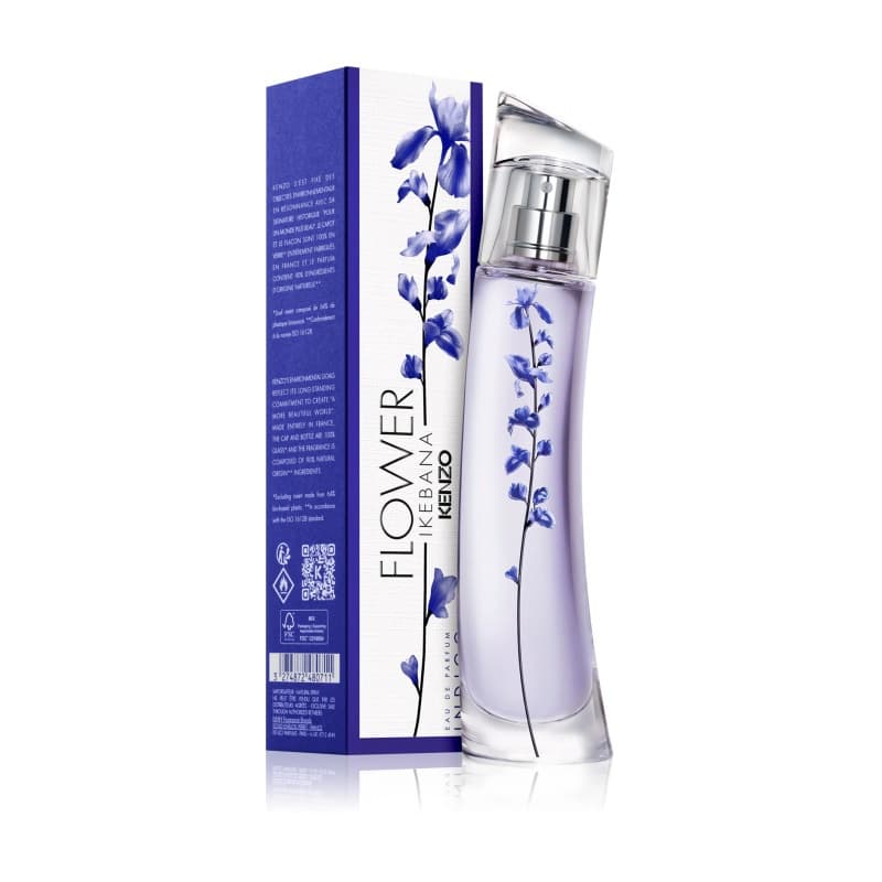 Kenzo flower ikebana indigo