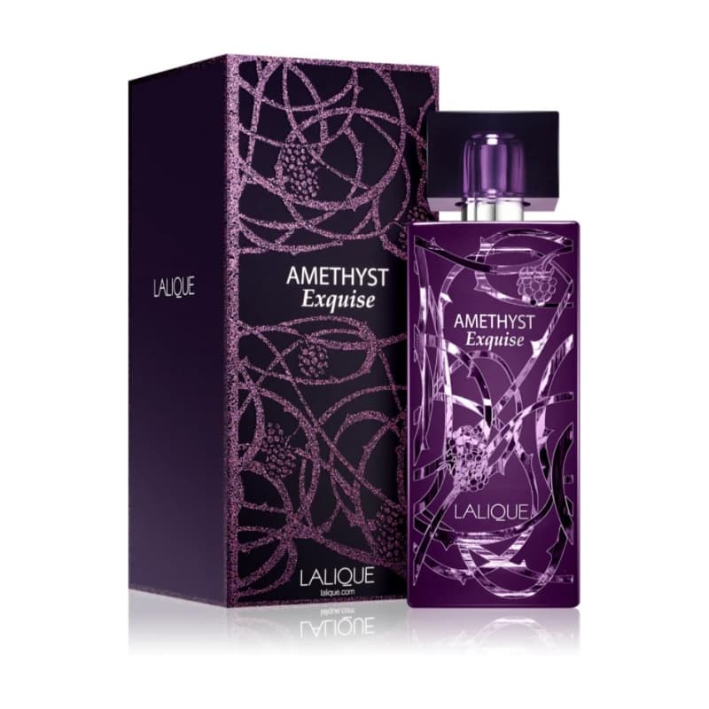 Lalique amethyst exquise