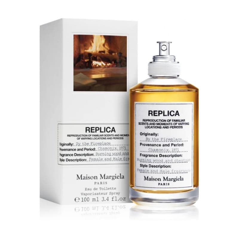 Maison margiela replica by the fireplace