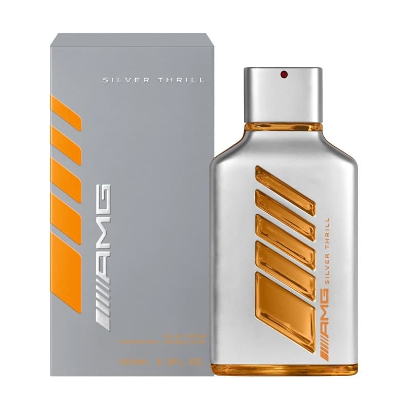 Mercedes-benz amg silver thrill