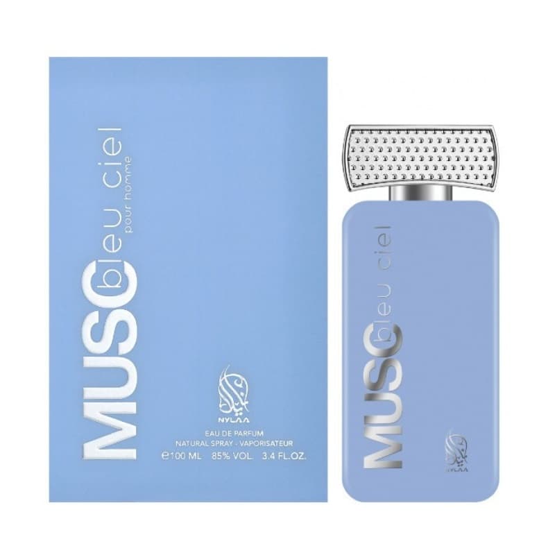 Nylaa musc bleu ciel
