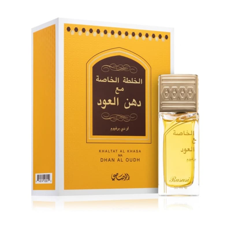 Rasasi khaltat al khasa ma dhan al oudh