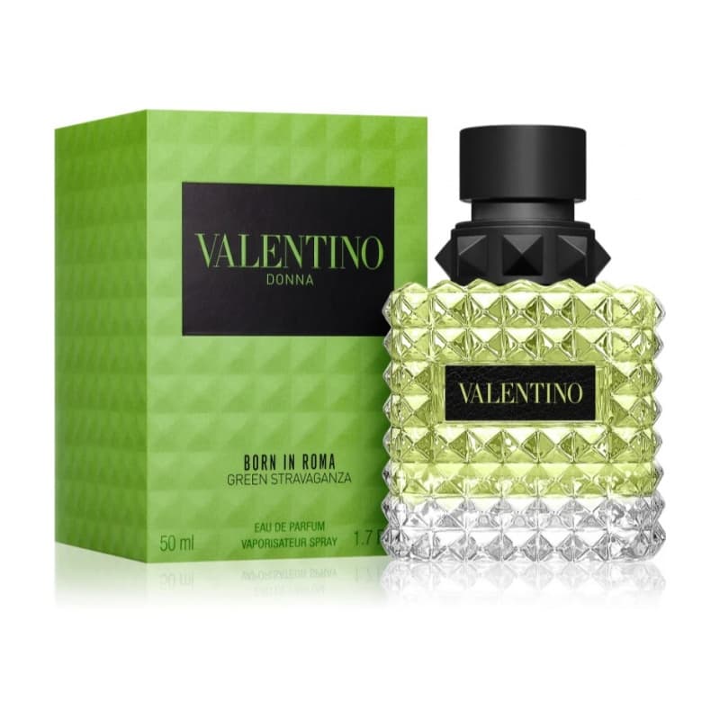 Valentino donna born in roma green stravaganza